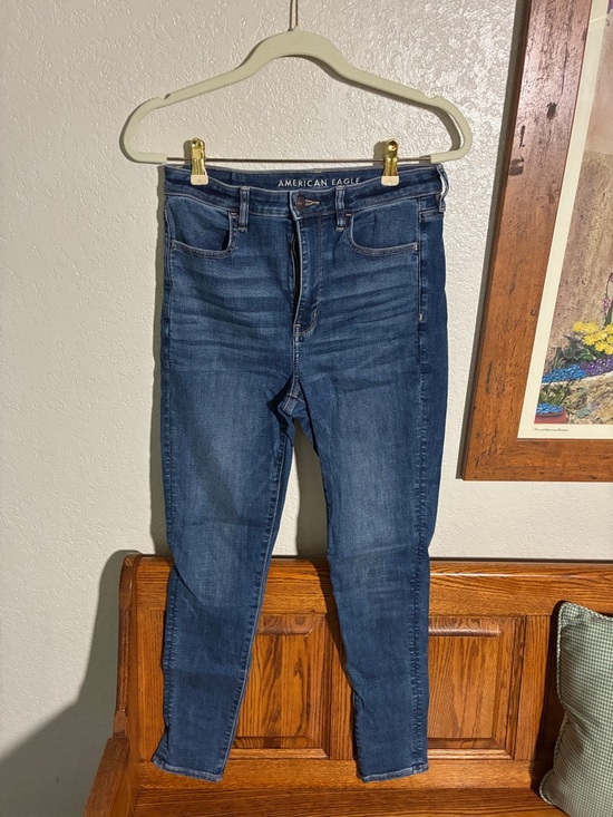 American Eagle Outfitters Denim - American Eagle Outfitters Skinny Jeans in Dark Blue